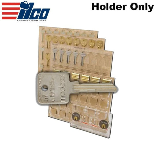 Ilco - XP-KH15 - Engrave-It - Medeco Large Square Head Style Key Holder - Holds 12 - for Engrave-It XP Machine