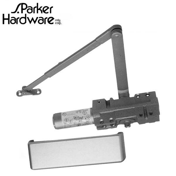 S.Parker - 441BC - Power Door Closer - Cast Iron Body - Adjustable - Backcheck - Aluminum