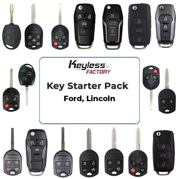 Remote Keys STARTER Pack / Ford, Lincoln / Flip Keys, Remote Head Keys (AFTERMARKET)