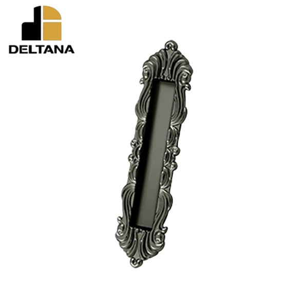 Deltana - Flush Pull - Victorian - Heavy Duty - 10" x 2-1/4" x 3/4" - Solid Brass - Optional Finish