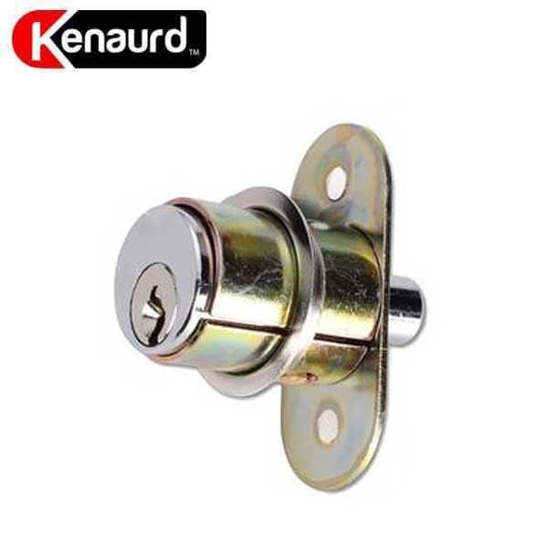 Kenaurd - Flush Mount Plunger Lock - Satin Chrome