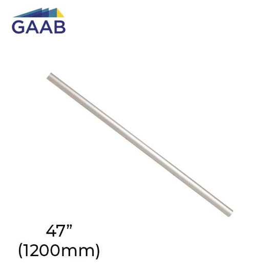 GAAB - T005-09 - Crossbar Tube - 47" (1200mm) - Satin Chrome (Tube Only)