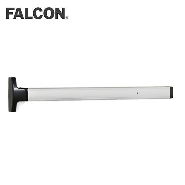 Falcon - 1690 - Vertical Rod Pushpad Exit Device - 36" - Exit Only - US28 - Satin Aluminum Clear Anodized