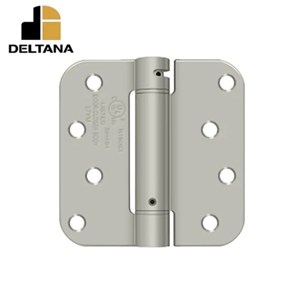 Deltana - 4" x 4" x 5/8" Spring Hinge - UL Listed - Optional Finish
