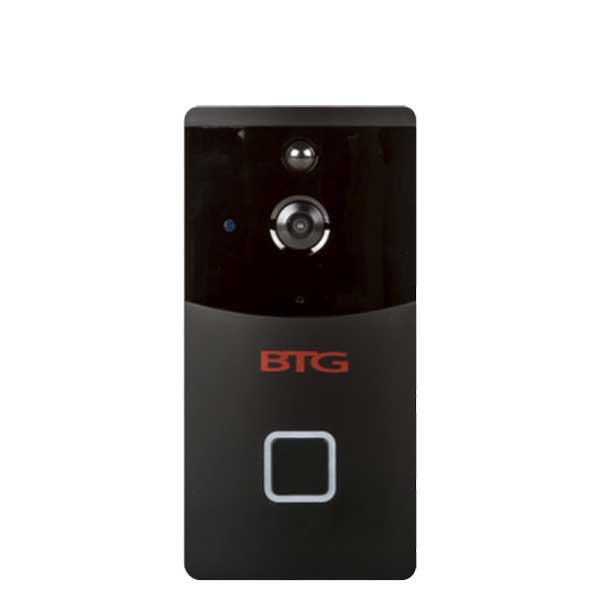 Bolide - DB170P - Wi-Fi IP / Doorbell Camera No Subscription / Fixed / 1.7mm Lens / 5m IR / Night Vision up to 15 ft. / PIR Motion Sensor / Black / BOL-BTG-DB170P