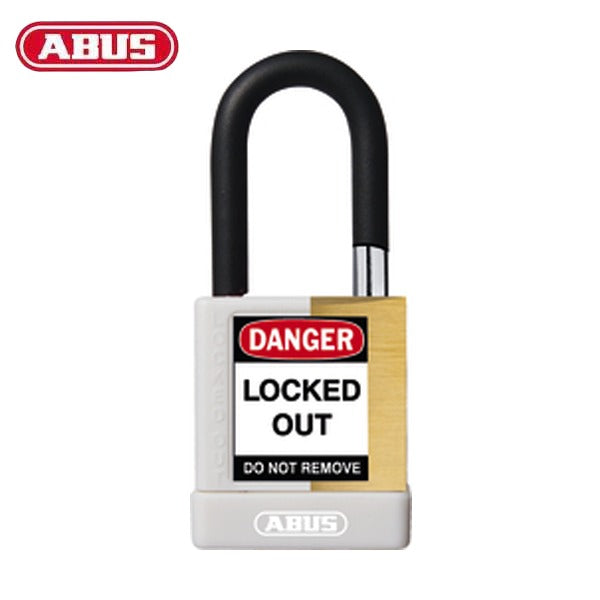 Abus - 20148 - Plastic-Covered Aluminum Core Padlock 74M/40 - 1-1/2" Shackle - Optional Keying - Optional Finish - 6 Pack