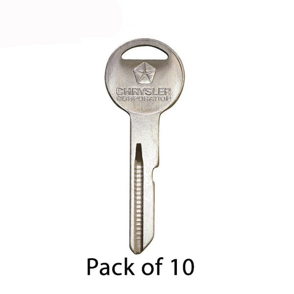 Chrysler / Dodge / Plymouth Y149 / 320433 Mechanical Key (Strattec) (Pack Of 10)