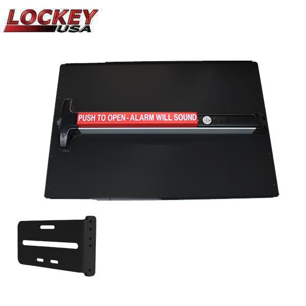 Lockey - PS43 - Standard Panic Shield Value Kit with Detex V-40xEBxW - Optional Finish