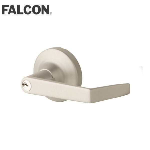 Falcon - 214-KIL-NL - Exit Device Trim Lever - Rose Night Latch Function - Satin Stainless Steel - US32D - Grade 1