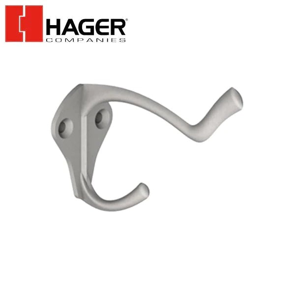 Hager - 6610 - Coat and Hat Hook - Optional Finish