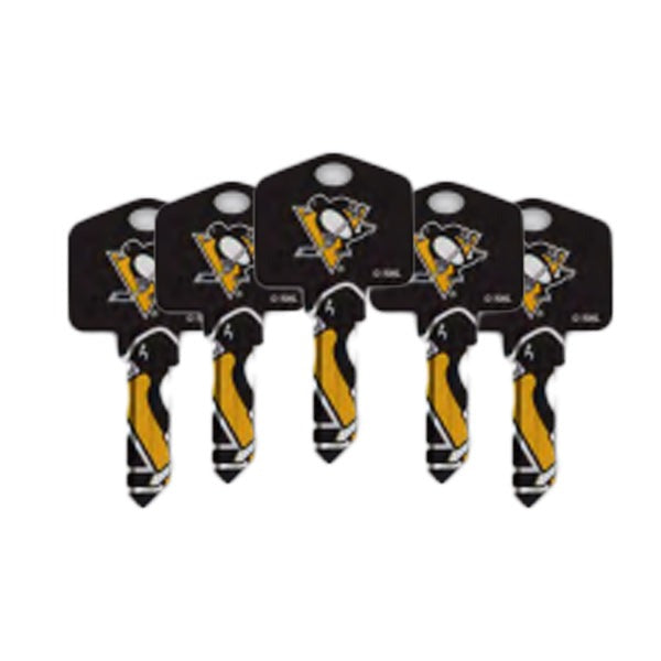 Ilco - NHL TeamKeys - Key Blank - Pittsburgh Penguins - SC1 (5 Pack)