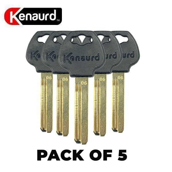 5 x Key Controlled - Key Blanks - 06 Dimple Keyway (Bundle of 5)