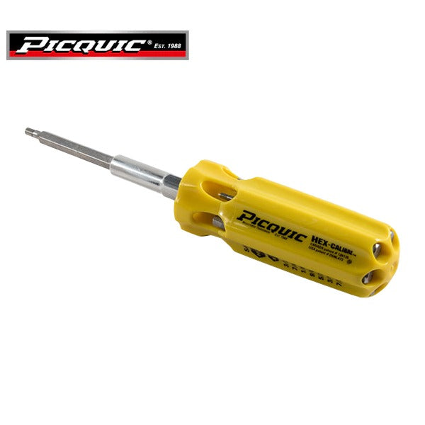 PICQUIC - Hex Calibre - SAE Hex Keys - 7 Pcs - W/ 3/32", 7.64", 1/8", 9/64", 5/32", 3/16", 7/32"