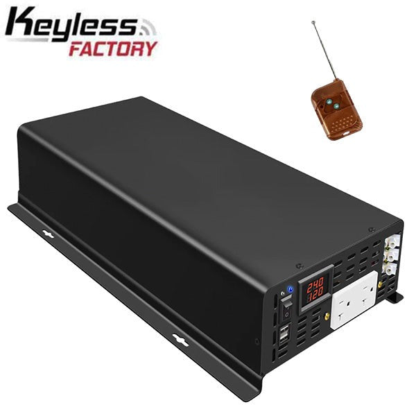 RBU5 - 12VDC - 4000 Watt Pure Sine Wave Inverter - Bi-Directional Inverter - DC to AC - Optional Remote Connectivity - USB Ports