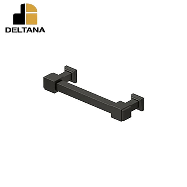 Deltana - Decorative Cabinet Pull - 4" - Manhattan - Solid Brass - Optional Finish