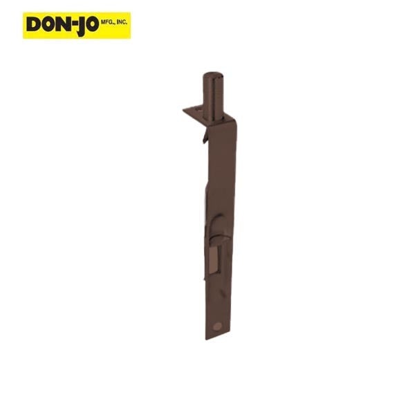 Don-Jo - 1640 - Flush Bolt - 6" Length - 3/4" Width - Optional Finish