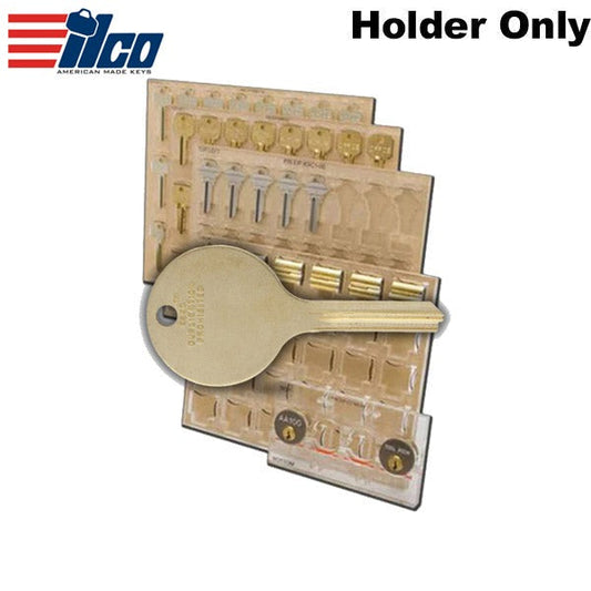 Ilco - EIP-KH34 - Engrave-It - Lg. Round Head (Hotel Size) Uncoined Best Oem Style; Dnd Key Holder - Holds 12 - for Engrave-It Pro Machine