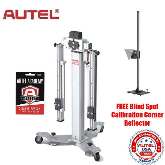 Autel - ADAS Bundle - MA60020T LDW 2.0 Mobile Calibration Package + ATA2DAY 2 Day ADAS Training Ticket & FREE RADAR Corner Reflector Target and Stand
