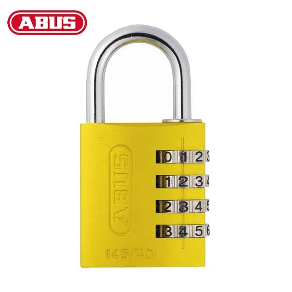 Abus - 145/40 C - Aluminum - 4-Dial Resettable Padlock - Optional Color