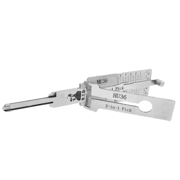 ORIGINAL LISHI - HU36 Mercedes / 2-In-1 / Pick & Decoder / Ignition / Door / Trunk