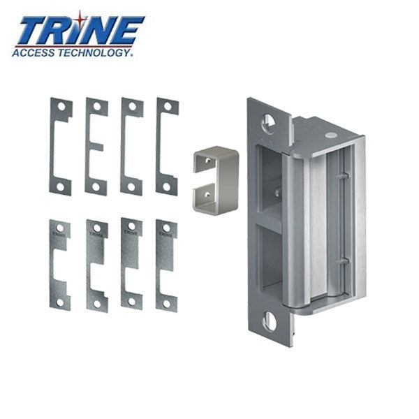 Trine - 4100CDBM - 4-7/8” Electric Strike - One Box Solution - 8 Faceplates - Fire Rated ANSI - Optional Finish - Grade 1