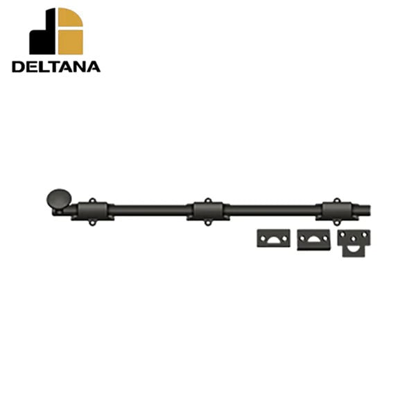 Deltana - 18" Surface Bolt - Heavy Duty - Optional Finish