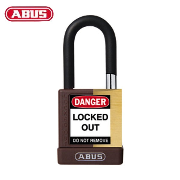 Abus - 20139 - Plastic-Covered Aluminum Core Padlock 74M/40 - 1-1/2" Shackle - Optional Keying - Optional Finish - 3 Pack