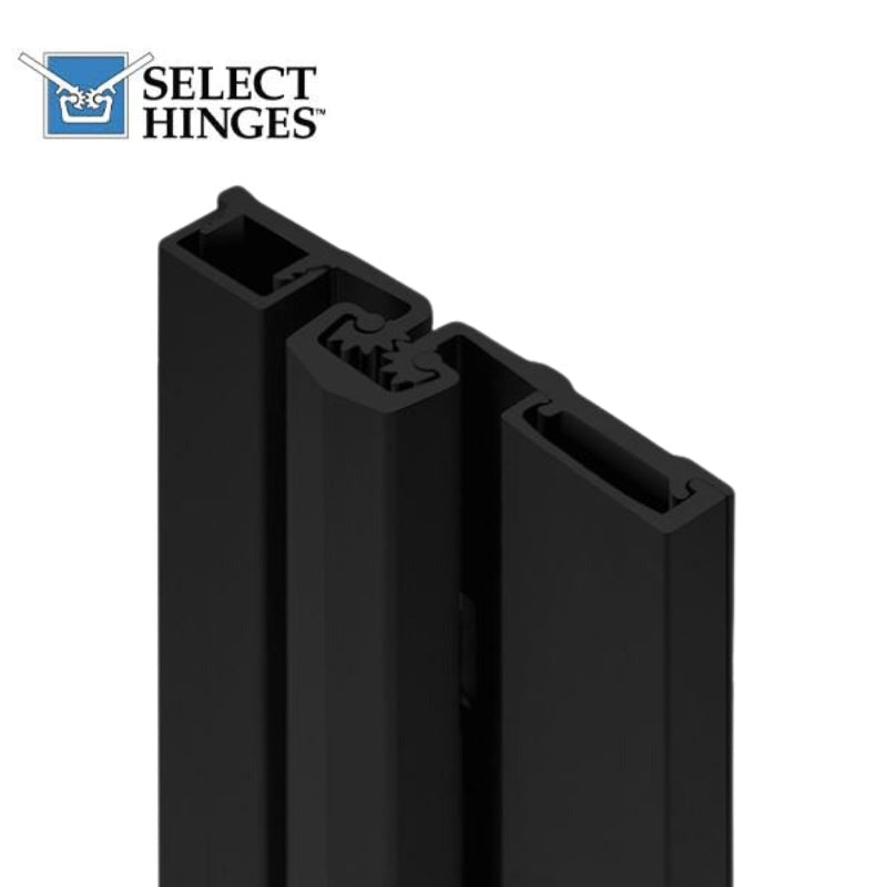 SELECT - SL57 - HD600 - 120" - Full Surface Geared Continuous Hinge - Black Finish