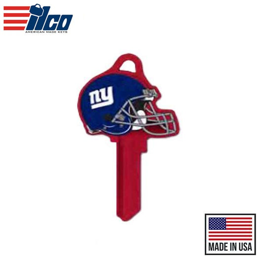 Ilco - NFL TeamKeys - Helmet Edition - Key Blank - New York Giants - SC1 (5 Pack)