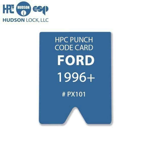 HPC - PX101 - Ford 1996+ 8-Cut Punch Card for HPC 1200 Punch Machine