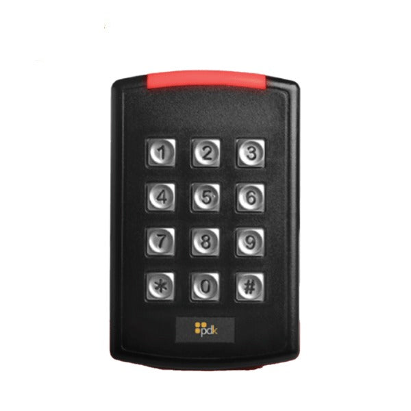PDK - RED High Security + Prox Keypad Reader - Desfire EV2 - 16V DC (13.56 MHz + Prox)