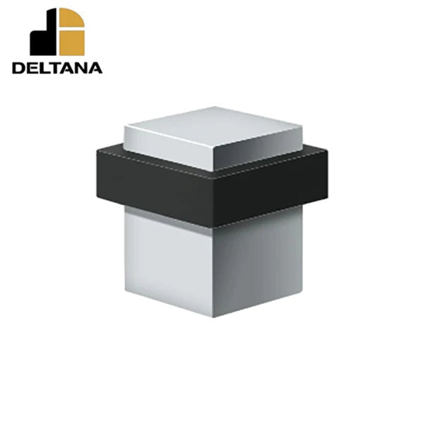 Deltana - Square Universal Floor Bumper 1-3/8" - Solid Brass - Optional Finish