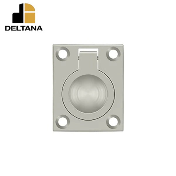 Deltana - Flush Ring Pull - 1-3/4" x 1-3/8" - Optional Finish