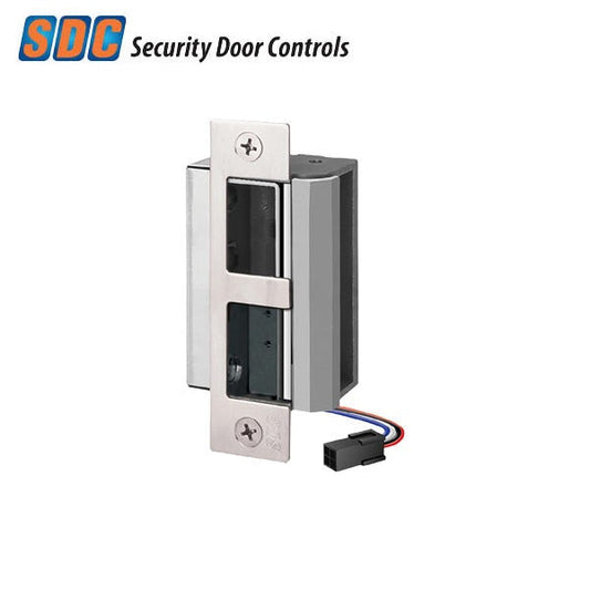 SDC - 55-FU - Electrified Universal Strike - Fail Safe / Fail Secure - 12/24VDC - Satin Stainless Steel - Grade 1