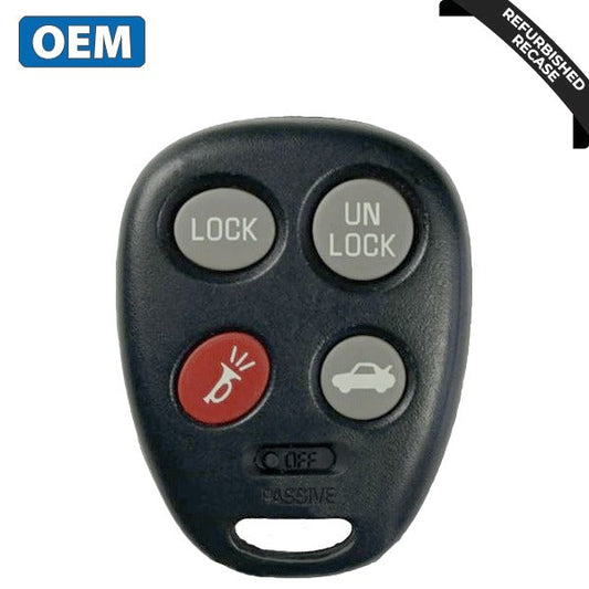 1997-2000 Chevrolet Corvette / 4-Button Keyless Entry Remote / Passive Switch / PN: 10253839 / ELVATLB (OEM Recase)