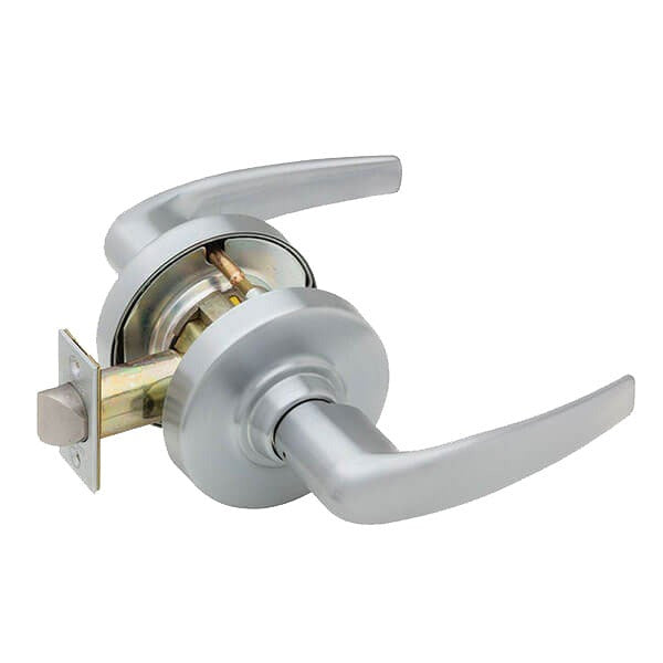 Schlage - ALX10 - Cylindrical Lever Set - Passage - Athens Lever - Satin Chrome - Vandlgard Feature - Fire Rated - Grade 2