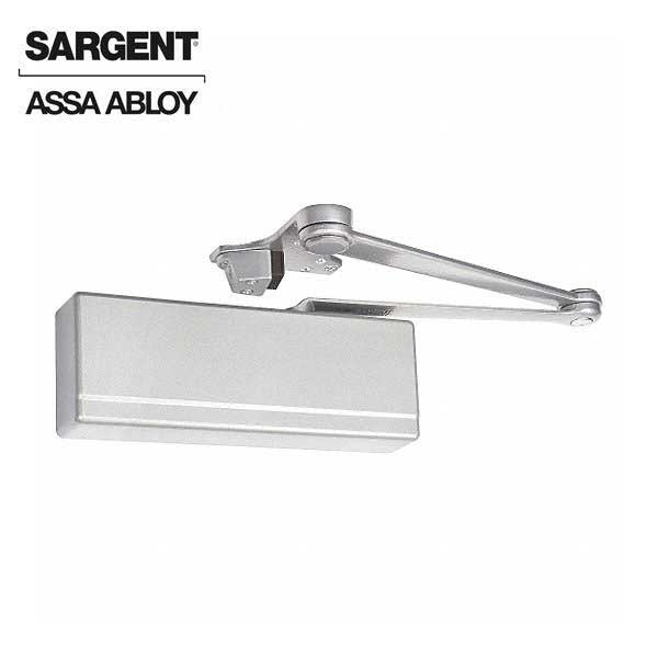 Sargent - 281 - Powerglide Cast Iron Door Closer w/CPS - Special Rust Inhibitor Coating - EN - Aluminum Enamel - Grade 1