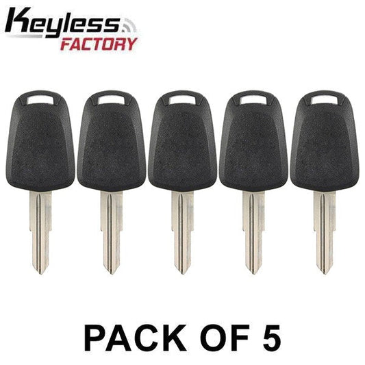 5 x 2013-2016 Chevrolet Spark / DWO4T / Transponder Key / (PHILIPS ID 46 GM EXT) (Pack of 5)