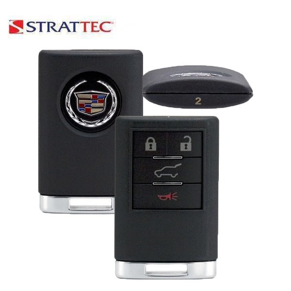 2008-2014 Cadillac CTS Wagon / 4-Button Keyless Entry Fob w/ Hatch / PN: 5923882 / 0UC6000066 (Strattec) (Driver 2)