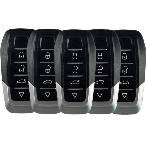 5 x Xhorse - XKFEF6EN / 4-Button Universal Remote Key for VVDI Key Tool (Wired) (Pack of 5)