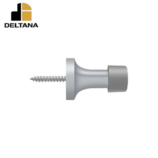 Deltana - 1-3/8" Baseboard Door Bumper - Solid Brass - Optional Finish