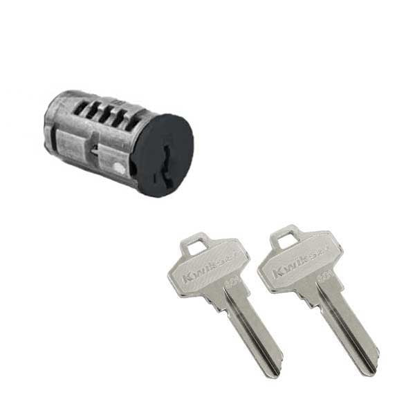 Kwikset - SmartKey SC1 Schlage Cylinder For Half Round Chassis Knobs & Levers - Black Finish