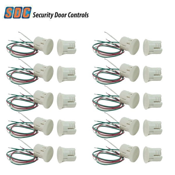 SDC - MC-4 - Door Position Sensor - Magnetic Switch - SPDT - Fire Rated - 30VDC - Pack of 10