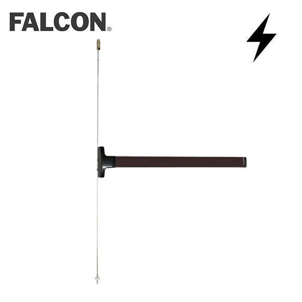 Falcon - EL1690EO - Concealed Vertical Rod Touchbar Exit Device - Electric Latch Retraction - 48" - 313 - Dark Bronze Anodized Aluminum - Non-Handed - Grade 1
