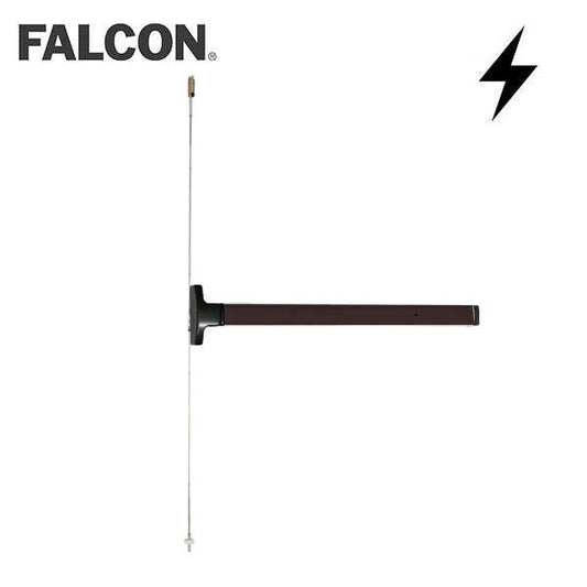 Falcon - EL1690EO - Concealed Vertical Rod Touchbar Exit Device - Electric Latch Retraction - 48" - 313 - Dark Bronze Anodized Aluminum - Non-Handed - Grade 1