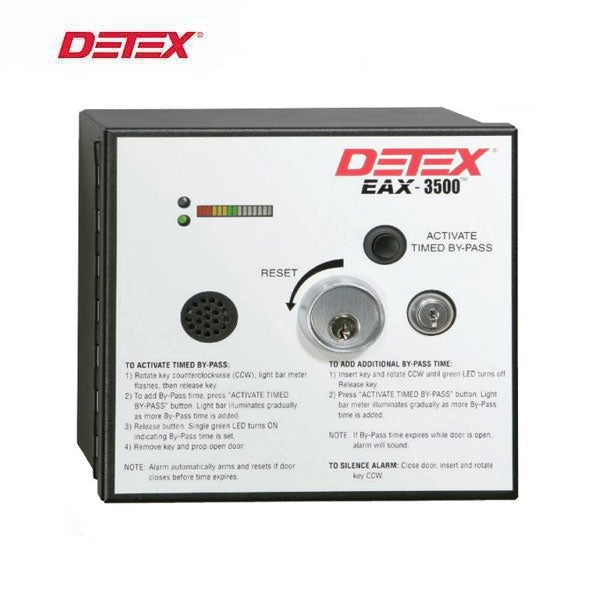 Detex - EAX-3500 - Exit Alarm - Surface Mount - Timed Bypass - 24VDC