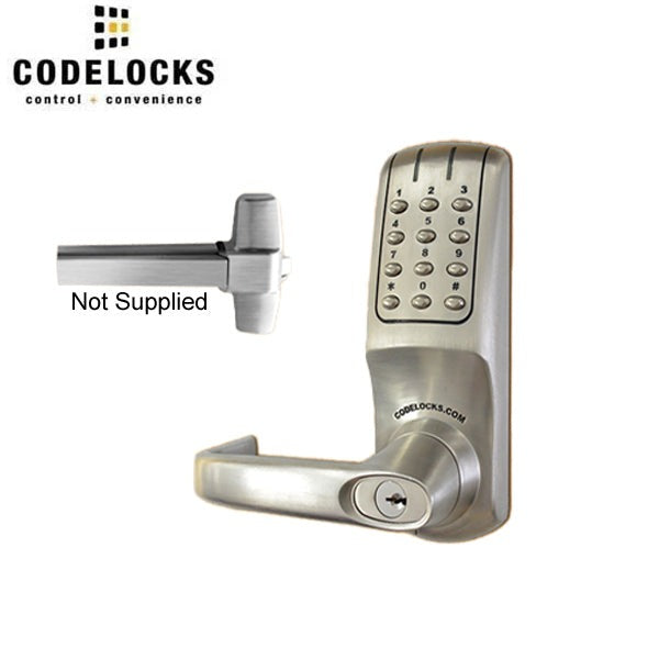 CodeLocks - CL5000 - Electronic Door Exit Trim - Heavy Duty - 2 3/4" Backset - Panic Access Kit - Optional SFIC Prep - Grade 2