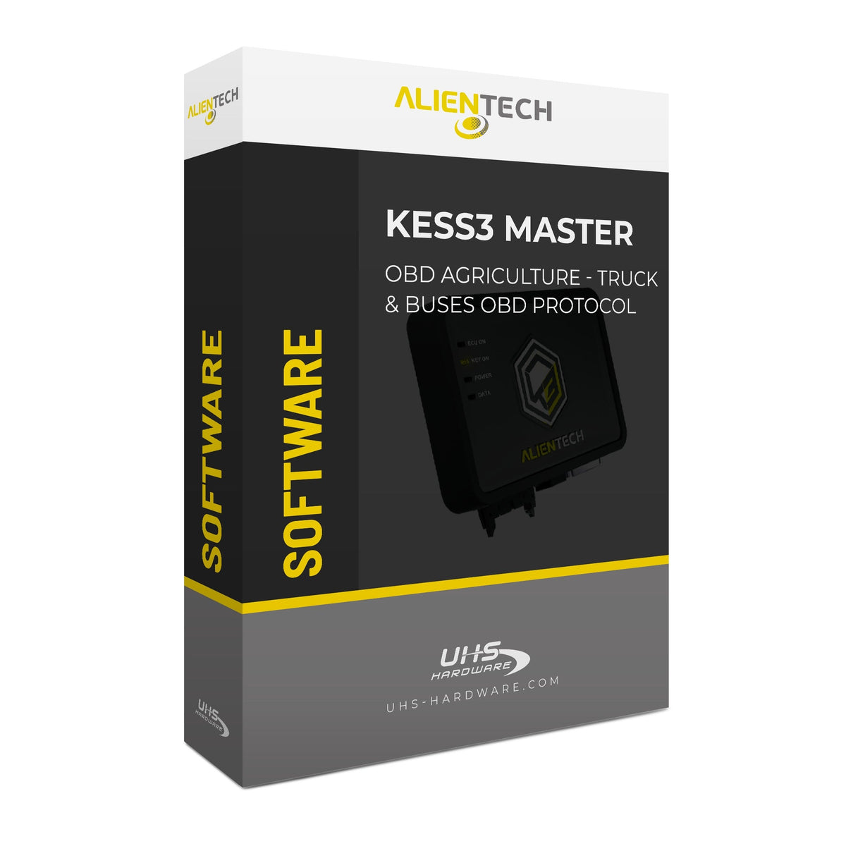Alientech - KESS3 Master Software - OBD Agriculture - Truck & Buses OBD Protocol Activation - Includes 12 Month Subscription ( Machine Sold Separately )