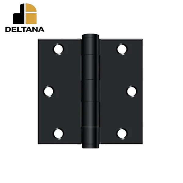 Deltana - 3-1/2" x 3-1/2" Square Hinge - Heavy Duty - Optional Finish