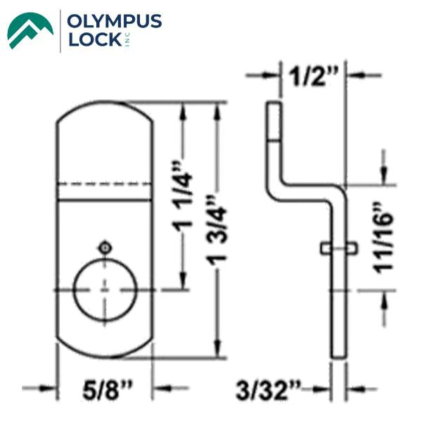 Olympus - DCNP-100-BC5 - Bent Cam With 1/2" Offset